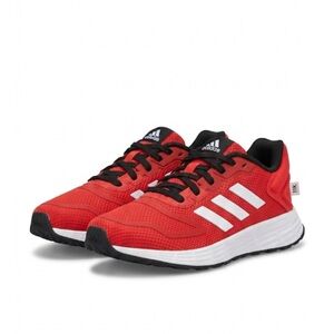 Adidas Duramo 10 Red & White Kids Running Shoes | Size 11K